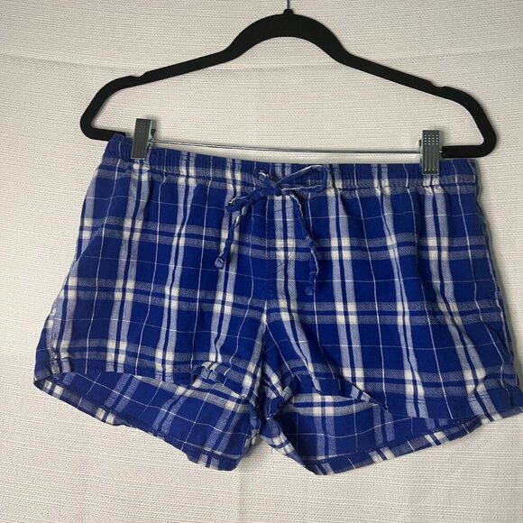 District Sleepwear blue plaid University of Kentucky PJ shorts - 0330 - Picture 2 of 4